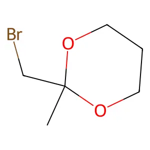 2-(Bromomethyl)-2-methyl-1,3-dioxane structure