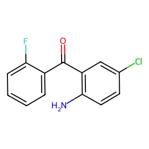 2-Amino-5-chloro-2'-fluorobenzophenone structure