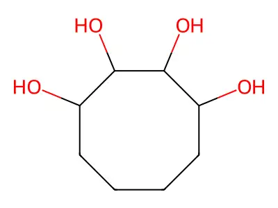 Cyclooctane-1,2,3,4-tetrol structure