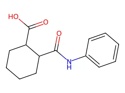 2-(phenylcarbamoyl)cyclohexane-1-carboxylic Acid structure