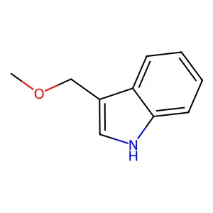 1H-Indole, 3-(methoxymethyl)- structure
