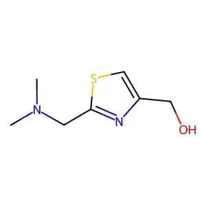 (2-((Dimethylamino)methyl)thiazol-4-yl)methanol structure