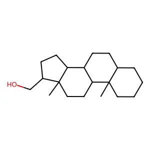 (Androstan-17-yl)methanol structure