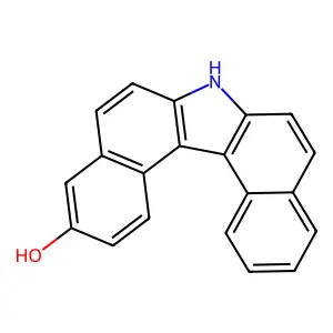 3-Hydroxy-7H-dibenzo(c,g)carbazole structure