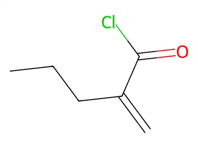 2-methylidenepentanoyl Chloride structure