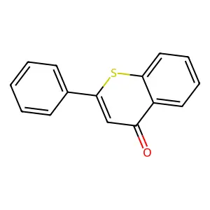 2-Phenyl-4H-1-benzothiopyran-4-one structure