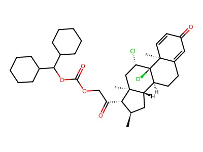 Locicortolone Dicibate structure