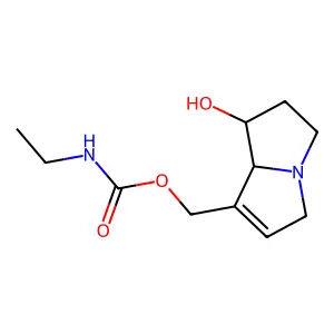 Retronecine 9-(N-ethylcarbamate) structure