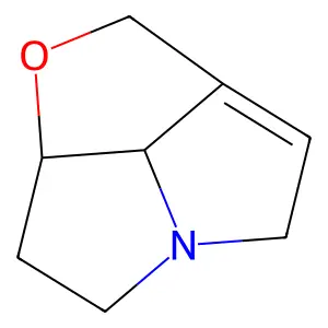 2,4,6,7,7a,7b-Hexahydrofuro[2,3,4-gh]pyrrolizine structure