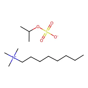 1-Octanaminium, N,N,N-trimethyl-, 1-methylethyl sulfate (1:1) structure