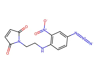 1-[2-(4-Azido-2-nitroanilino)ethyl]pyrrole-2,5-dione structure