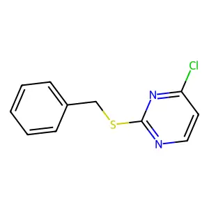 2-(Benzylsulfanyl)-4-chloropyrimidine structure