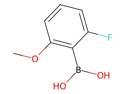 (2-Fluoro-6-methoxyphenyl)boronic acid structure