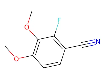 (2-Fluoro-3,4-dimethoxyphenyl)acetonitrile structure