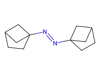 e-Diazene, bis(bicyclo(2.1.1)hex-1-yl)- structure