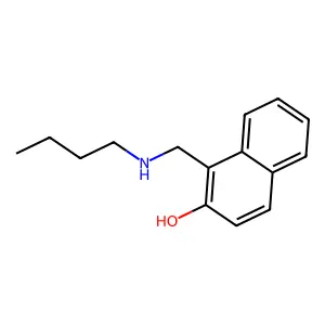 1-[(Butylamino)methyl]naphthalen-2-ol structure