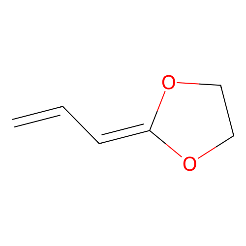 1,3-Dioxolane, 2-(2-propenylidene)- structure