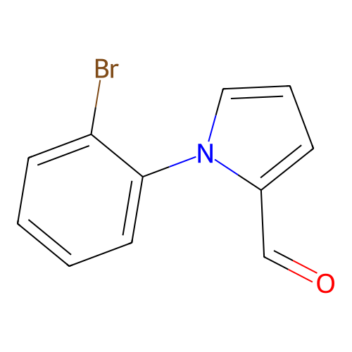 1-(2-Bromophenyl)pyrrole-2-carbaldehyde structure