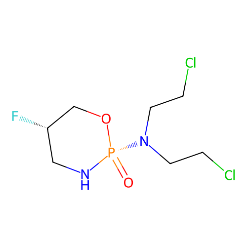 cis-5-Fluorocyclophosphamide structure