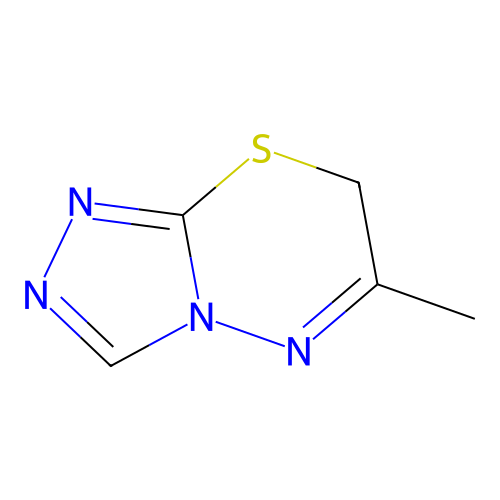 6-methyl-7H-[1,2,4]triazolo[3,4-b][1,3,4]thiadiazine structure