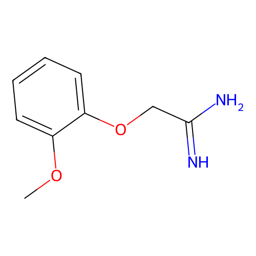 2-(2-Methoxyphenoxy)ethanimidamide structure