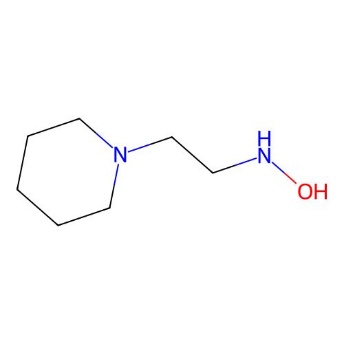 N-(2-(piperidin-1-yl)ethyl)hydroxylamine structure