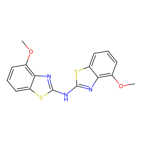 4-methoxy-N-(4-methoxy-1,3-benzothiazol-2-yl)-1,3-benzothiazol-2-amine structure
