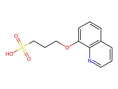 3-(Quinolin-8-yloxy)propane-1-sulfonic Acid structure