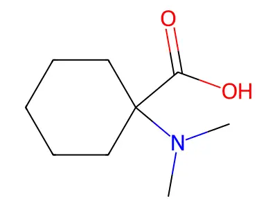 1-(Dimethylamino)cyclohexane-1-carboxylic acid structure