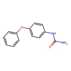 (4-Phenoxyphenyl)urea structure