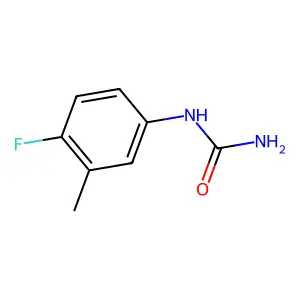 (4-Fluoro-3-methylphenyl)urea structure