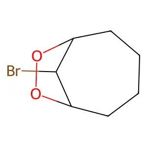 7,8-Dioxabicyclo(4.2.1)nonane, 9-bromo- structure