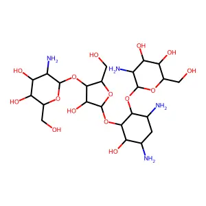 6'''-Deamino-6'''-hydroxyparomomycin I structure