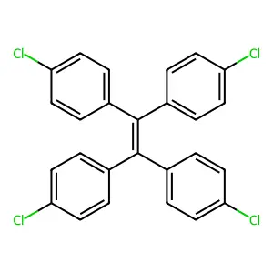 1-Chloro-4-[1,2,2-tris(4-chlorophenyl)ethenyl]benzene structure
