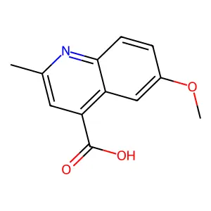 6-Methoxy-2-methylquinoline-4-carboxylic acid structure