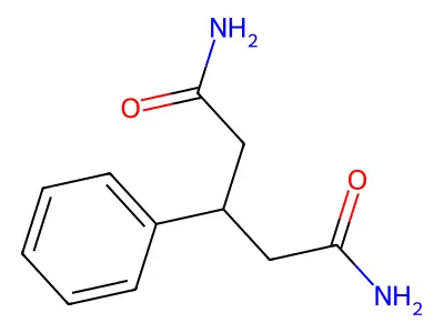 Pentanediamide, 3-phenyl- structure