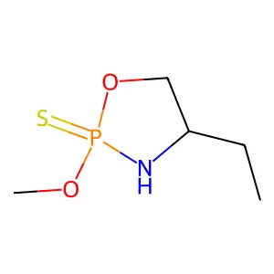 1,3,2-Oxazaphospholidine, 4-ethyl-2-methoxy-, 2-sulfide structure