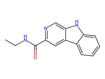9H-Pyrido(3,4-b)indole-3-carboxamide, N-ethyl- structure