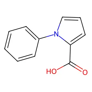 1-Phenylpyrrole-2-carboxylic acid structure
