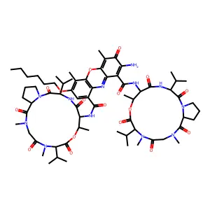 7-(Hexyloxy)actinomycin D structure