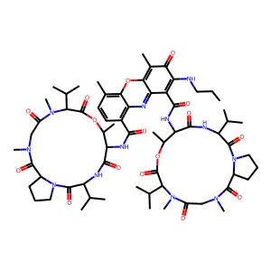 N-Propylactinomycin D dihydrate structure