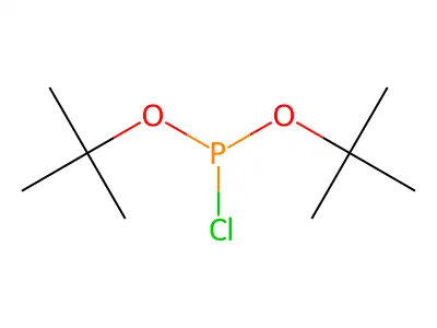 DI-Tert-butylphosphorochloridite structure