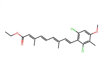 C21H24Cl2O3 structure