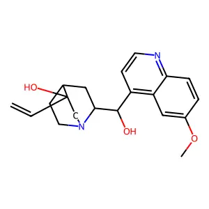 6'-甲氧基金鸡纳-3,9-二醇 structure
