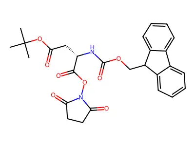 Fmoc-Asp(OtBu)-OSu structure