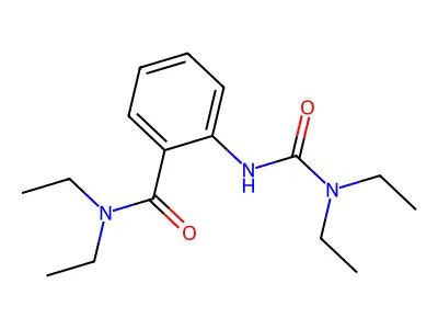 2-(3,3-Diethylureido)-N,N-diethylbenzamide structure