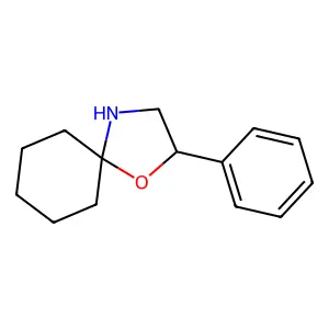 1-Oxa-4-azaspiro[4.5]decane, 2-phenyl- structure