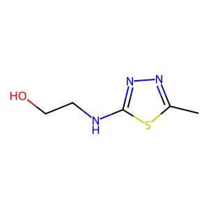 2-((5-Methyl-1,3,4-thiadiazol-2-yl)amino)ethanol structure