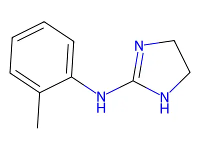 Imidazolidine, 2-(2-methylphenylimino)- structure