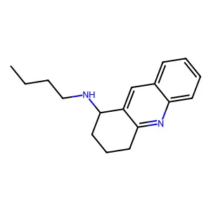 N-丁基-1,2,3,4-四氢-1-吖啶胺 structure